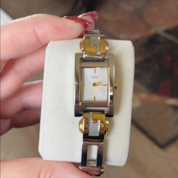 Two toned Guess watch . Never worn .